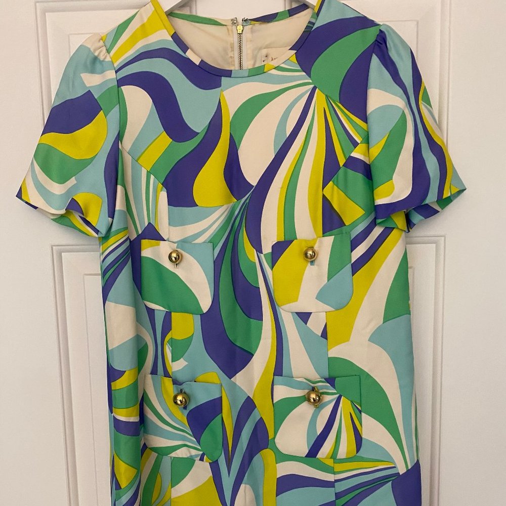 Kate Spade Multicolor Swirl Dress